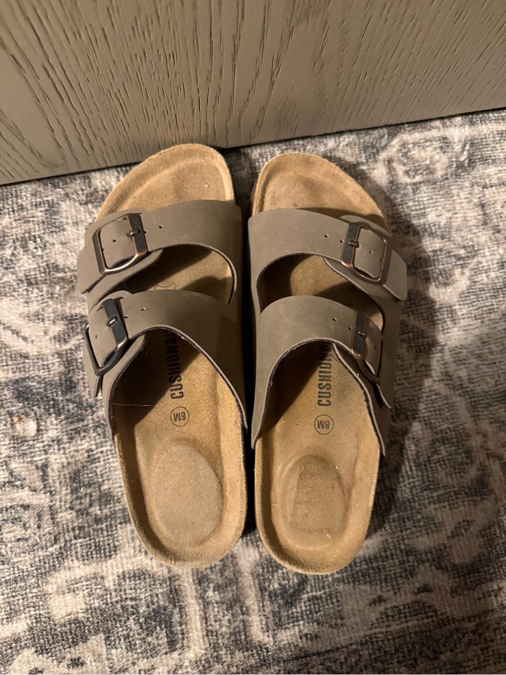 Cushionaire Lane Cork Footbed Sandal Size 8